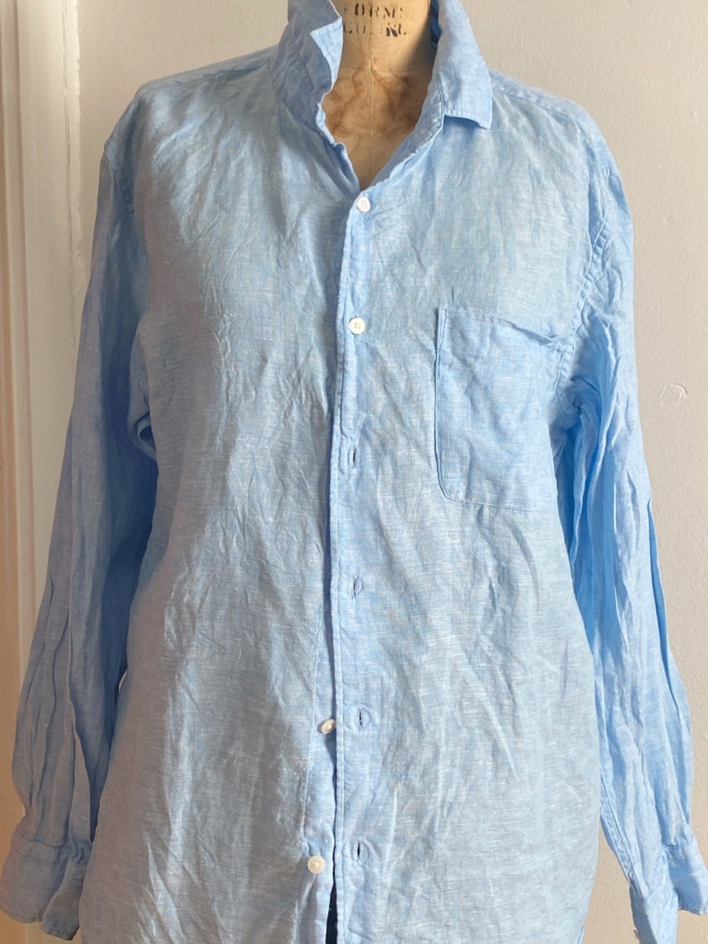 Uniqlo Men's linen shirt size L